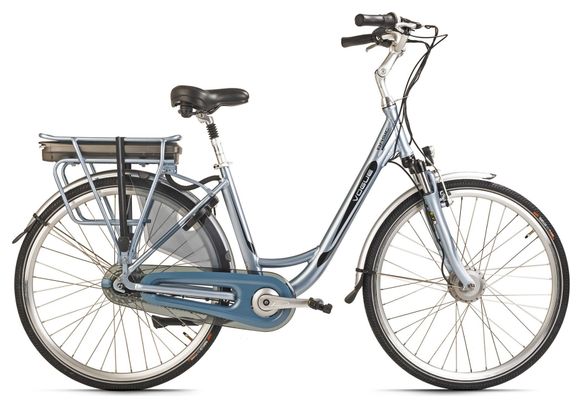 Vélo de ville électrique 28  Femme Basic 7 vitesses bleu Vogue