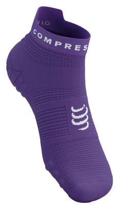 Chaussettes Compressport Pro Racing Socks v4.0 Run Low Violet