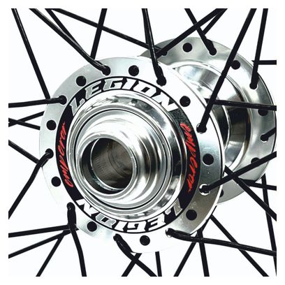 Paire de roues LEGION 20 x 1.75  | série ALUMINIUM 6061T6 | Noir