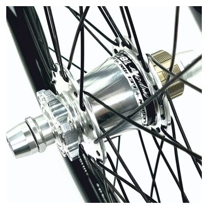 Paire de roues LEGION 20 x 1.75  | série ALUMINIUM 6061T6 | Noir