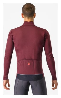 Veste Manches Longues Castelli Espresso Air Bordeaux