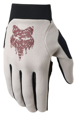 Guanti lunghi Fox Ranger Gel Roughcut bianchi