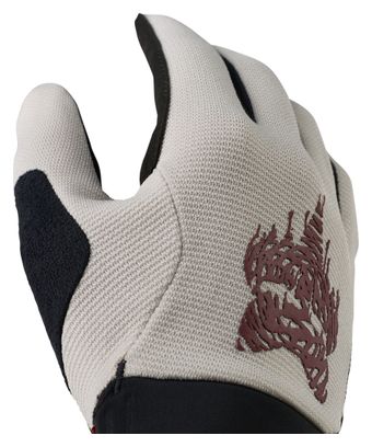 Guanti lunghi Fox Ranger Gel Roughcut bianchi
