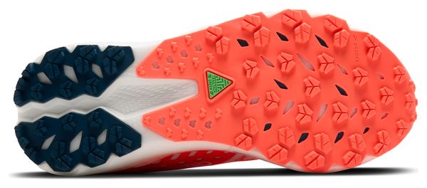Chaussures Trail Brooks Catamount 4 Blanc/Rouge Femme