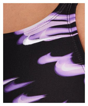 Nike Swim HydraStrong Asteroid Swoosh Badeanzug für Damen in Violett
