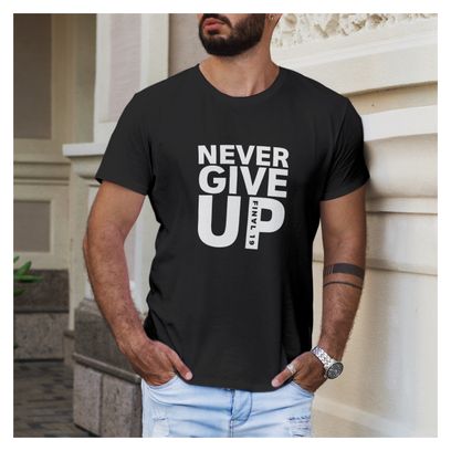 T-shirt Never give up - Mohamed Salah