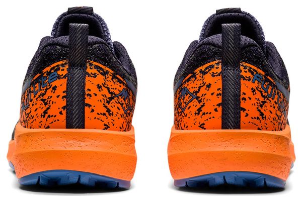 Asics Fuji Lite 2 Blue Orange Running Shoes