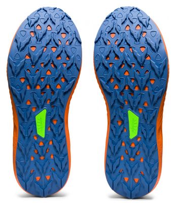 Asics Fuji Lite 2 Blue Orange Running Shoes