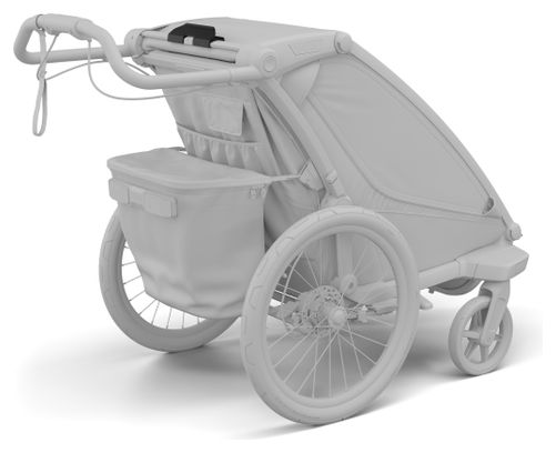 Clip de Fixation Thule Aion pour Thule Chariot Noir