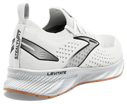 Chaussures de Running Femme Brooks Levitate StealthFit 6 Gris Blanc