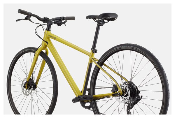 Vélo de Ville Fitness Cannondale Quick 4 MicroShift 9V 700 mm Jaune