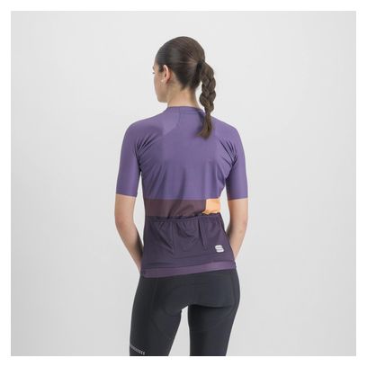 Maglia Sportful Snap a manica corta Viola