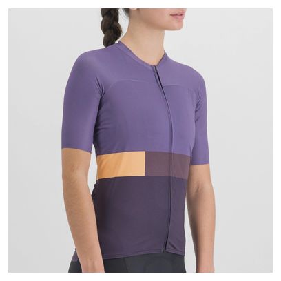 Maglia Sportful Snap a manica corta Viola