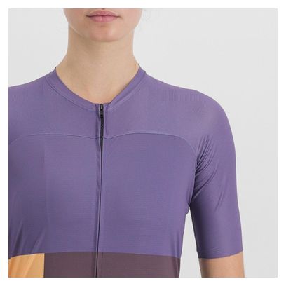 Maglia Sportful Snap a manica corta Viola