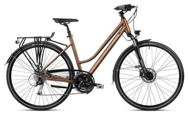 Vélo trekking 28 - ROMET - Gazela 8 - CUIVRE | Alltricks.fr