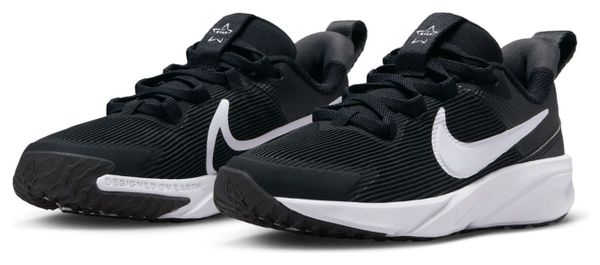 Chaussures de Running Enfant Nike Star Runner 4 NN Noir Blanc