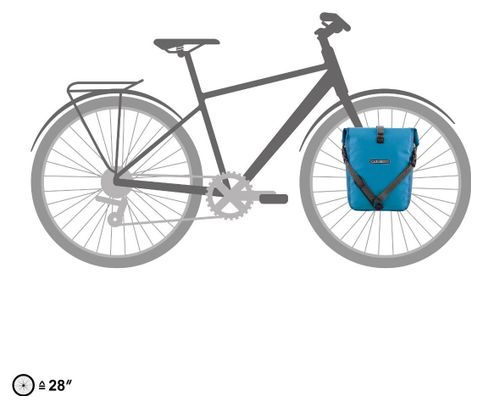 Ortlieb Sport-Roller Plus 14.5L Fietstas Dusk Denim Blue