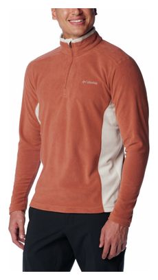 Veste Polaire Columbia Homme – Marron – Taille L – Demi Fermeture Éclair – Occasion