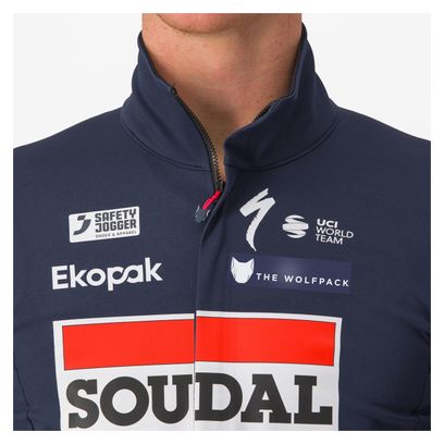 Castelli Perfetto RoS 2 Soudal Quick-Step 2024 Long Sleeve Jacket Blue