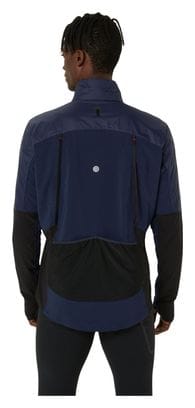 Asics Road Winter Thermojacke Blau Herren