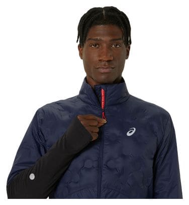 Asics Road Winter Thermojacke Blau Herren