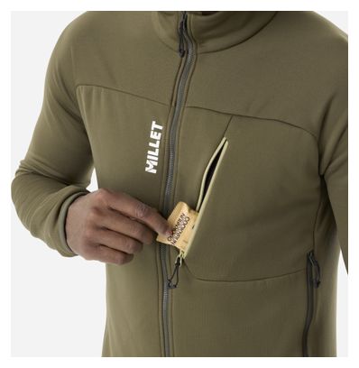 Forro polar Millet Seneca verde para hombre