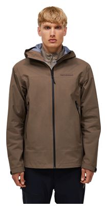 Peak Performance Treeline Gore-Tex 3L Waterproof Jacket, Brown, Men's