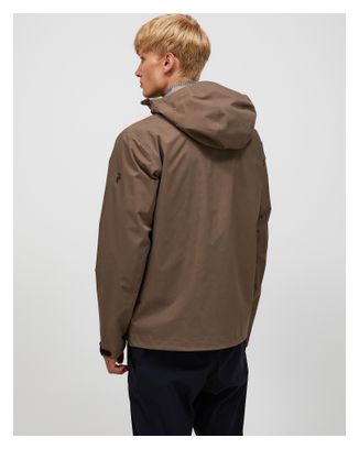 Peak Performance Treeline Gore-Tex 3L Waterproof Jacket, Brown, Men's