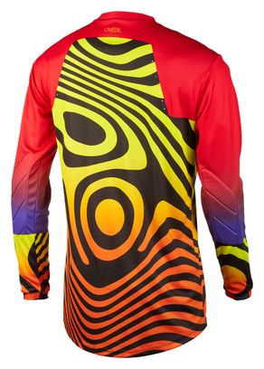 Camiseta de manga larga O'neal Element Nova roja para niño
