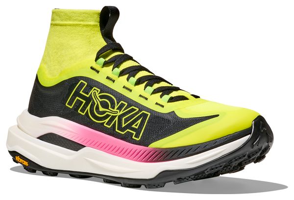 Hoka Tecton X 3 Geel/Zwart/Roos Damesschoenen