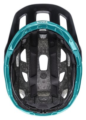 Uvex React MTB Helm Zwart/Turquoise