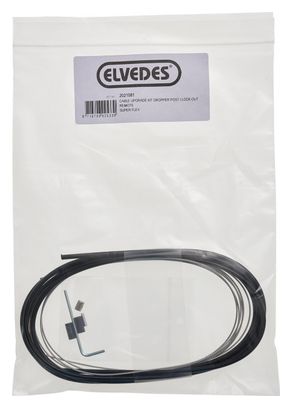 Kit de cable y funda Elvedes SuperFLEX para tija de sillín telescópica de 2000 mm