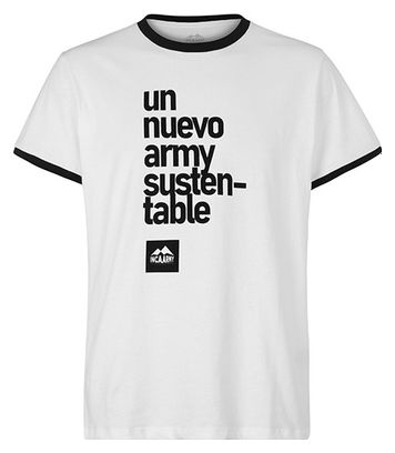 T-Shirt Inca Army MTB Army 180 - Coton Bio