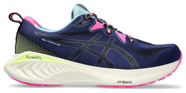 Asics Gel Cumulus 25 TR Laufschuhe Blau Rosa Damen