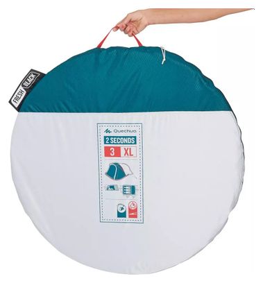 Tienda Quechua 2 Segundos XL 3 Personas Azul Blanco