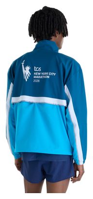 Giacca antivento New Balance NYC Marathon blu da uomo