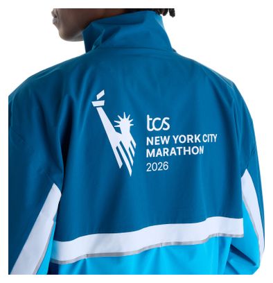 Giacca antivento New Balance NYC Marathon blu da uomo