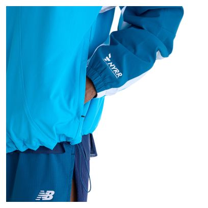 Giacca antivento New Balance NYC Marathon blu da uomo