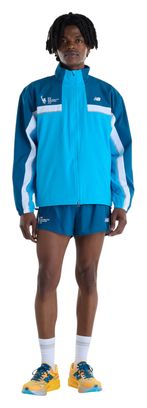 Giacca antivento New Balance NYC Marathon blu da uomo