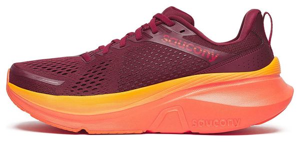 Chaussures Running Saucony Guide 17 Rouge/Orange Homme