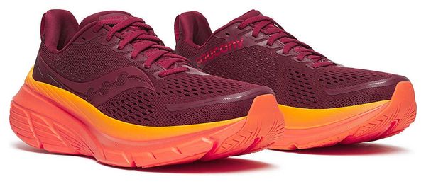 Chaussures Running Saucony Guide 17 Rouge/Orange Homme