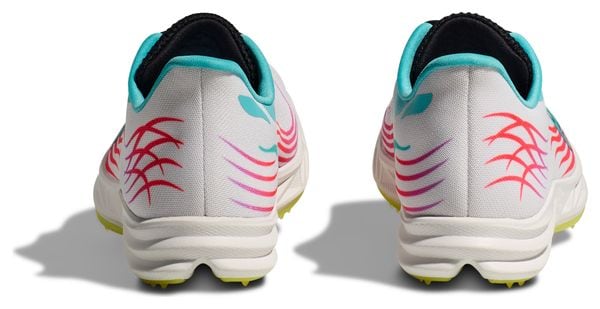 Hoka Crescendo MD 2 Track &amp; Field Schoenen Wit/Multicolour Unisex