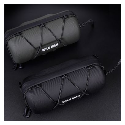 Sacoche de guidon WILD MAN vélo pliable 2 L noire