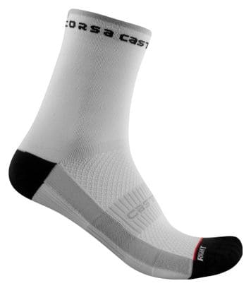 Castelli Rosso Corsa 11 Women&#39;s Pair of Socks Black / White