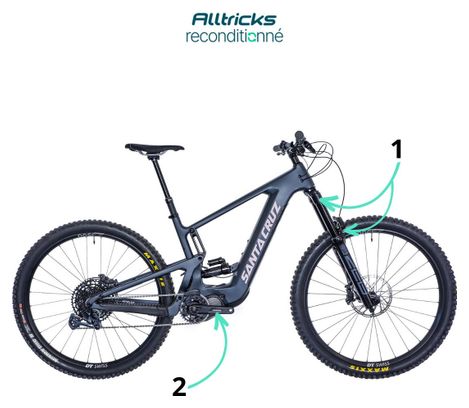 Santa Cruz Heckler 9 R Carbon C Sram NX Eagle 12V 720Wh 29'' Grey