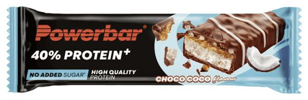 Protein Bar 40% + Crisps (12x40g) - Powerbar - Chocolat Noix De Coco - Barres Protéinées