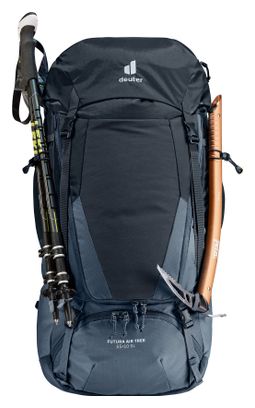 Borsa da escursionismo Deuter Futura Air Trek 55 + 10L SL Donna Nero