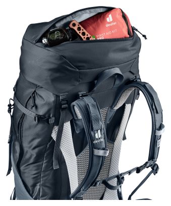 Borsa da escursionismo Deuter Futura Air Trek 55 + 10L SL Donna Nero
