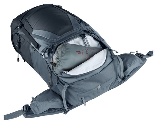 Borsa da escursionismo Deuter Futura Air Trek 55 + 10L SL Donna Nero