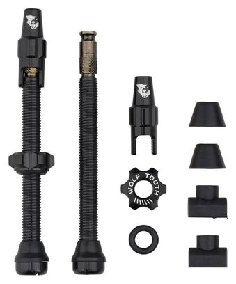 Wolf Tooth Tubeless Valves with Clik Valve Black